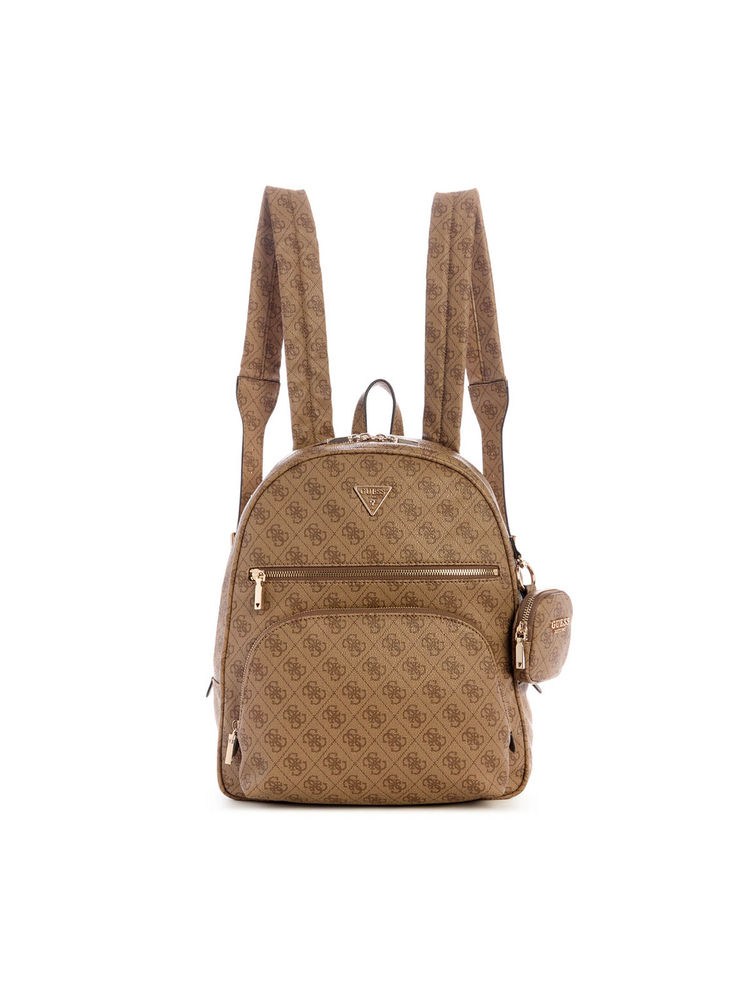 guess fashion Guess Latte Logo Printed Power Play Tech Backpack with Attached Pouch (Set of 2) (L)-picture-28