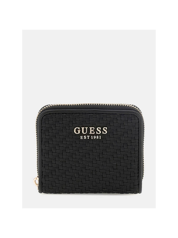 guess fashion Guess Black Textured Mirena Zip Around Wallet (S)-picture-35