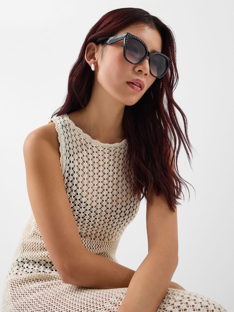 Accessorize London Women'S Rectangle Cat Eye Sunglasses-Ma-10009192231-picture-31