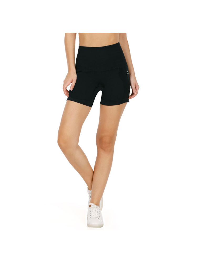 Amante Seamless Fitness Shorts - Black-picture-11