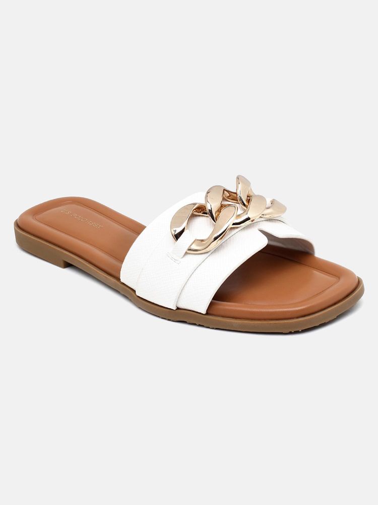 U.S. POLO ASSN. Women White Flats-image-35