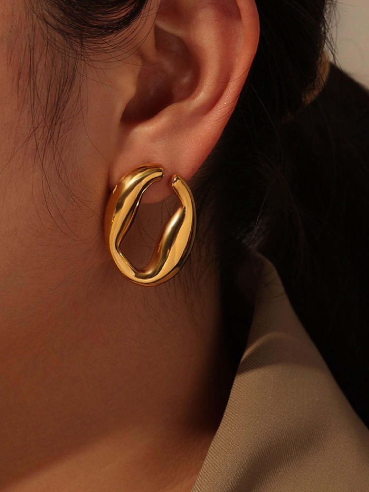 White Lies Nova Studs Earrings-image-38