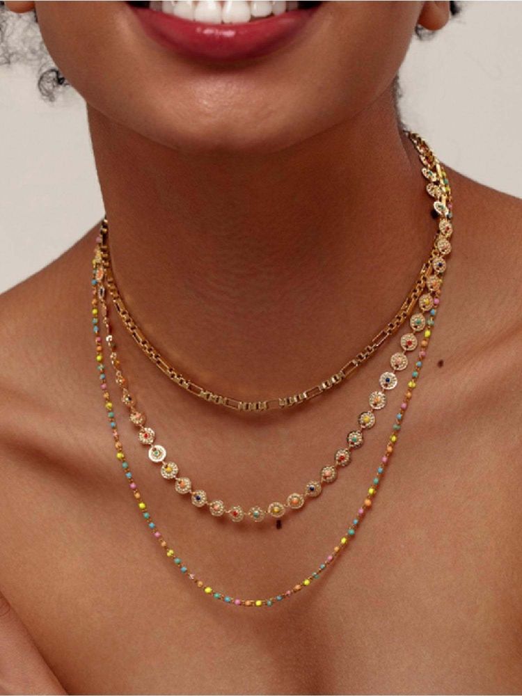 White Lies Disco Layers Necklace-picture-26