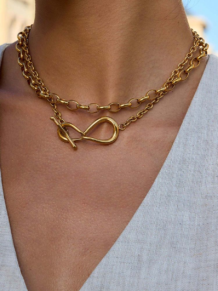 White Lies Forever Bold Adjustable Necklace-picture-22