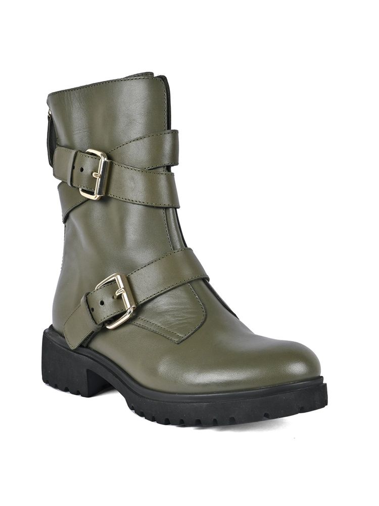 Vanilla Moon Gwyn Green Combat Boots-picture-26