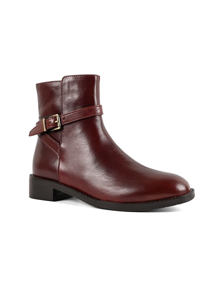 Vanilla Moon Tasha Maroon Casual Boots-picture-28