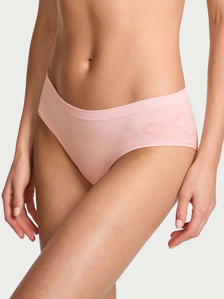 victoria's secret intimates Victoria's Secret Pink Seamless Bow Hip hugger Panty-picture-45