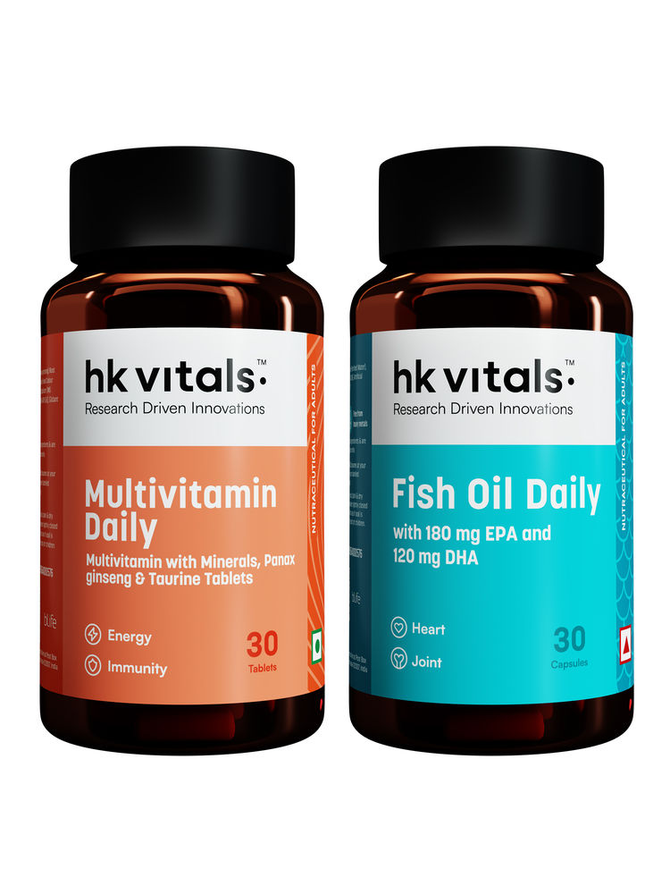 HealthKart Hk Vitals Multivitamin + Fish Oil