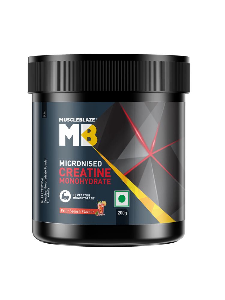 MuscleBlaze Micronized Creatine Monohydrate Powder - Fruit Splash