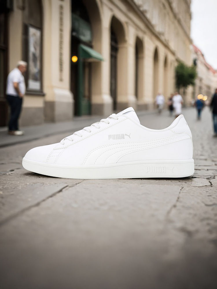 Puma Smashic Unisex White Sneakers