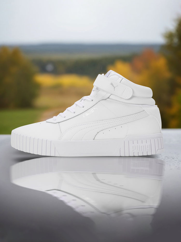 Puma Carina 2.0 Mid Womens White Sneakers-picture-19
