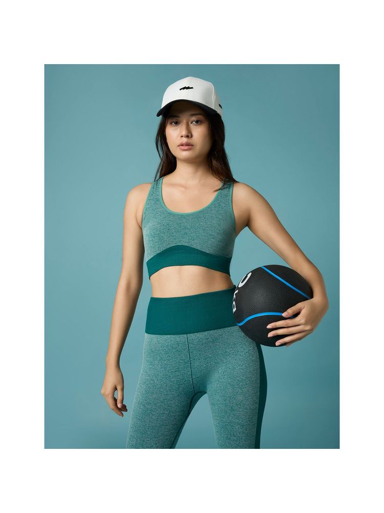 FEIER Teal Ascend Crossback Sports Bra-picture-27