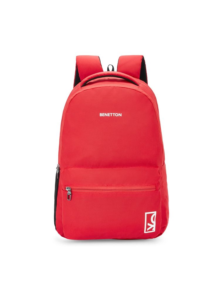 united colors of benetton fashion United Colors of Benetton Reuben Unisex Polyester Backpack - Red (M)-picture-20