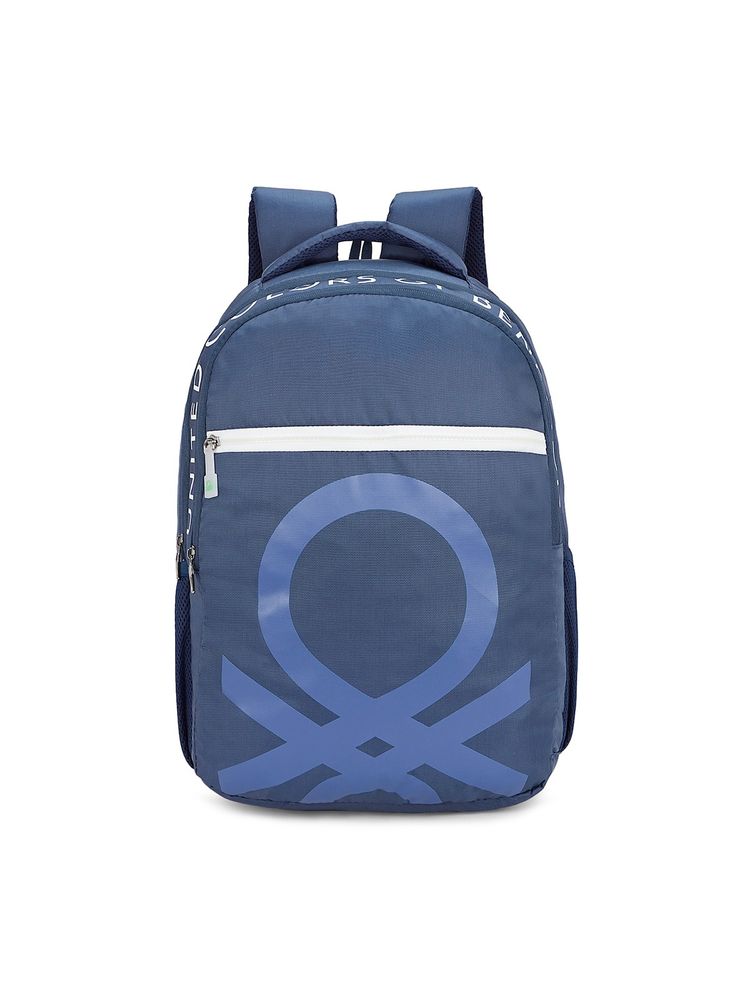 United Colors of Benetton Noble Unisex Polyester Backpack - Navy (M)