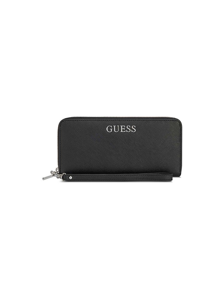 Guess Black Pvc Solid Wallet-image-25