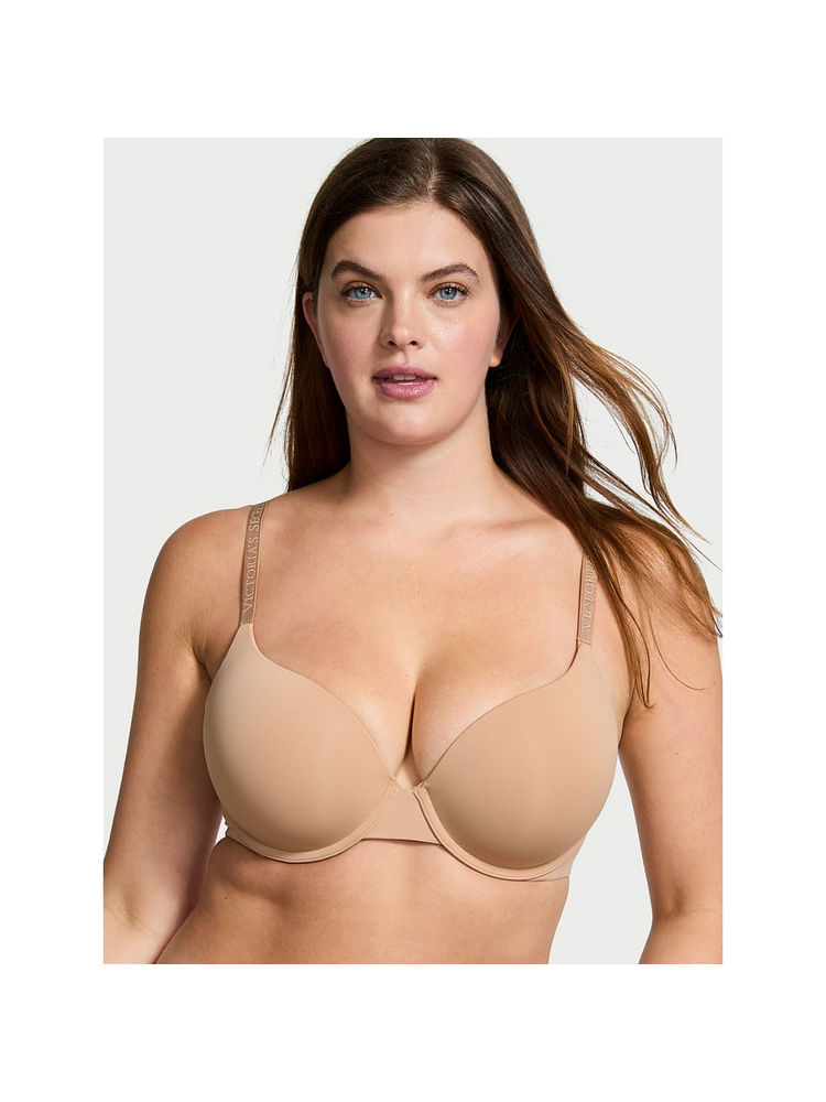 victoria's secret intimates Victoria's Secret Beige The T-Shirt Push-Up Perfect Shape Smooth Bra-picture-27