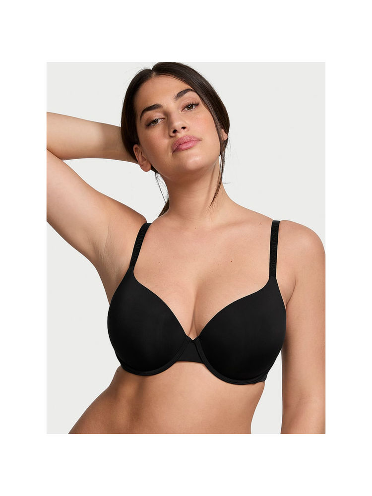 victoria's secret intimates Victoria's Secret Black The T-Shirt Lightly Lined Smooth Demi Bra-picture-24