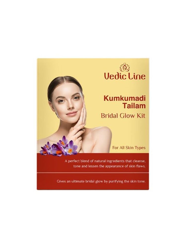 Vedic Line Kumkumadi Tailam Bridal Glow Kit-image-42