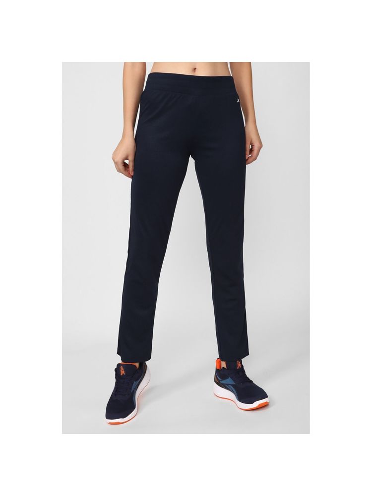Reebok Women Te W Power Navy Blue Solid Track Pant-picture-24