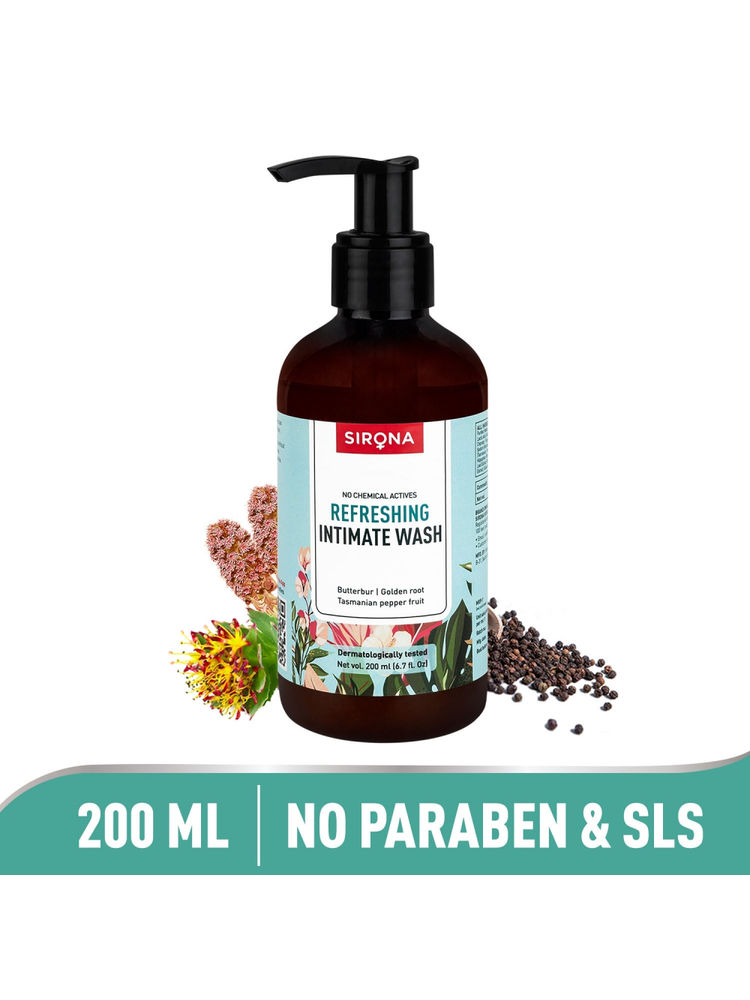 Sirona Natural Refreshing Intimate Wash Dermatologically Tested