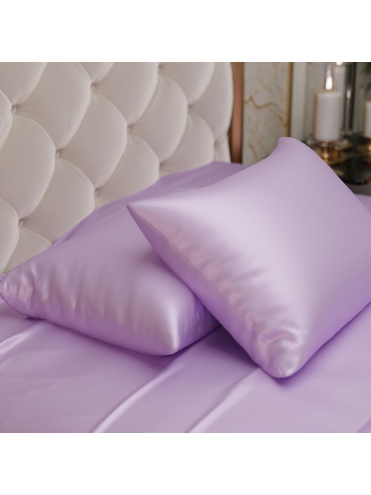 Stoa Paris Lavender Ultra Satin Pillow Covers (Set Of 2)-image-27