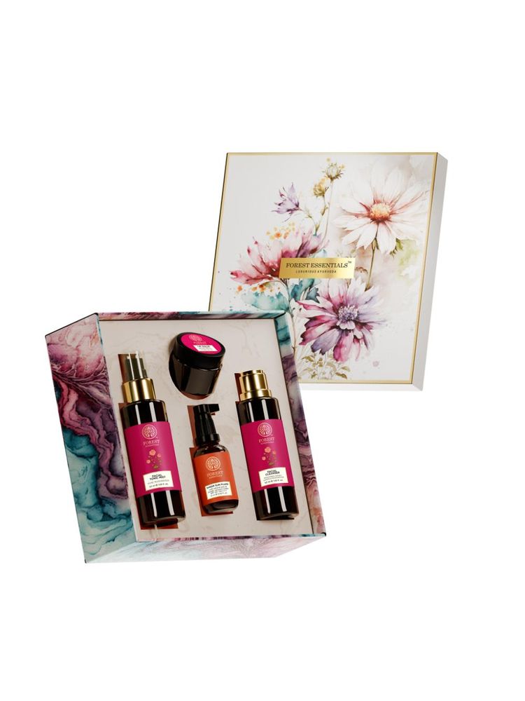 Forest Essentials Gift Box Tulsi - Skincare Basics-image-1