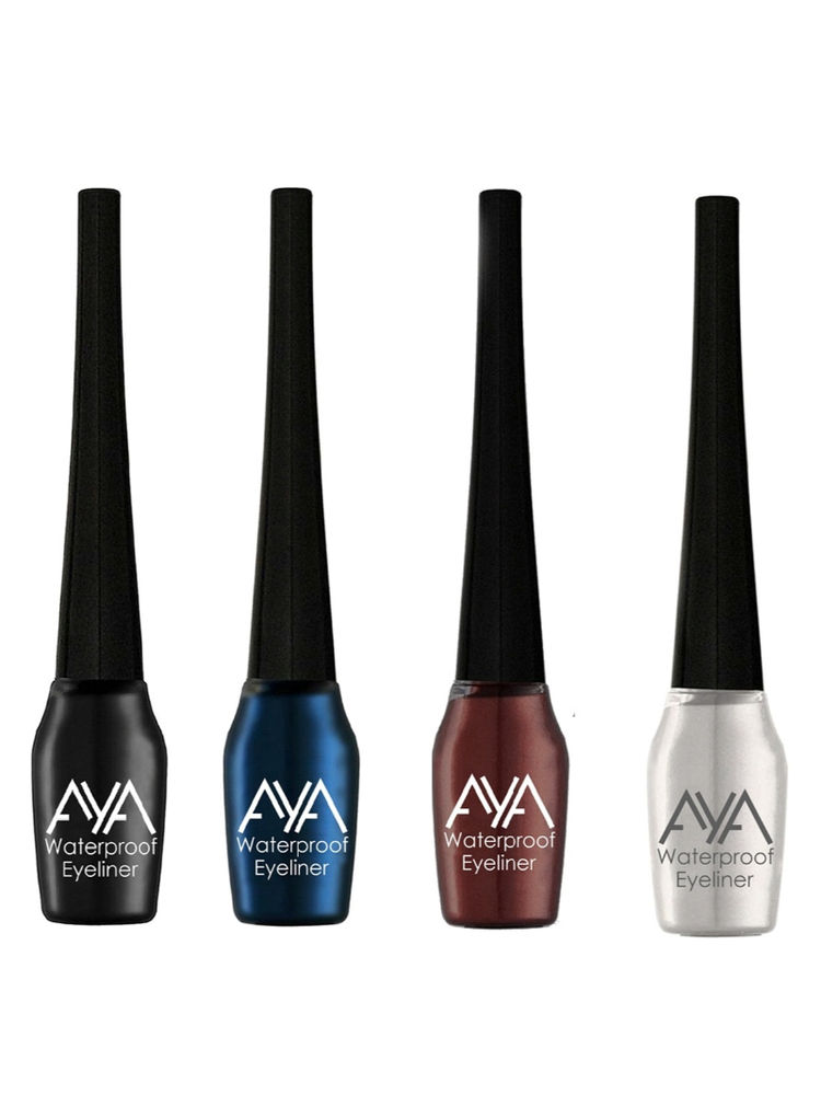 AYA Waterproof Eyeliner - Black, Blue, Brown, Silver (Set of 4)-picture-17