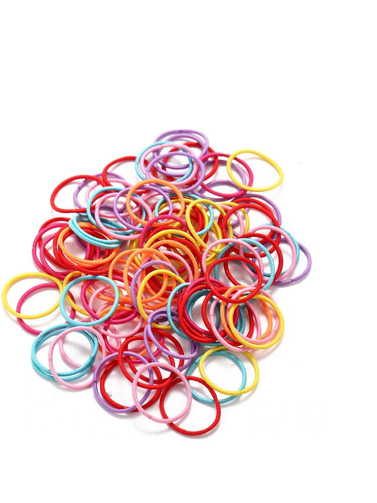 Jewels Galaxy Adorable Multicolour Rubber Band (Pack Of 100)-picture-20