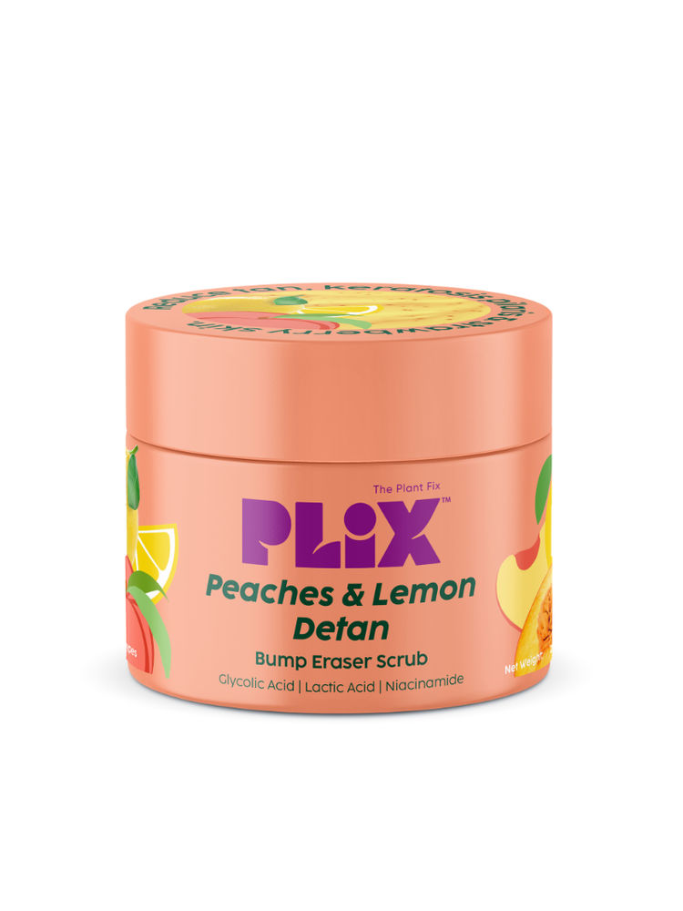 Plix Peaches & Lemon Detan Bump Eraser Scrub