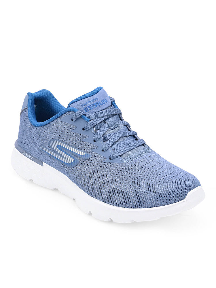 SKECHERS Womens GO RUN 400 - SOLE Blue Running Shoes-picture-39