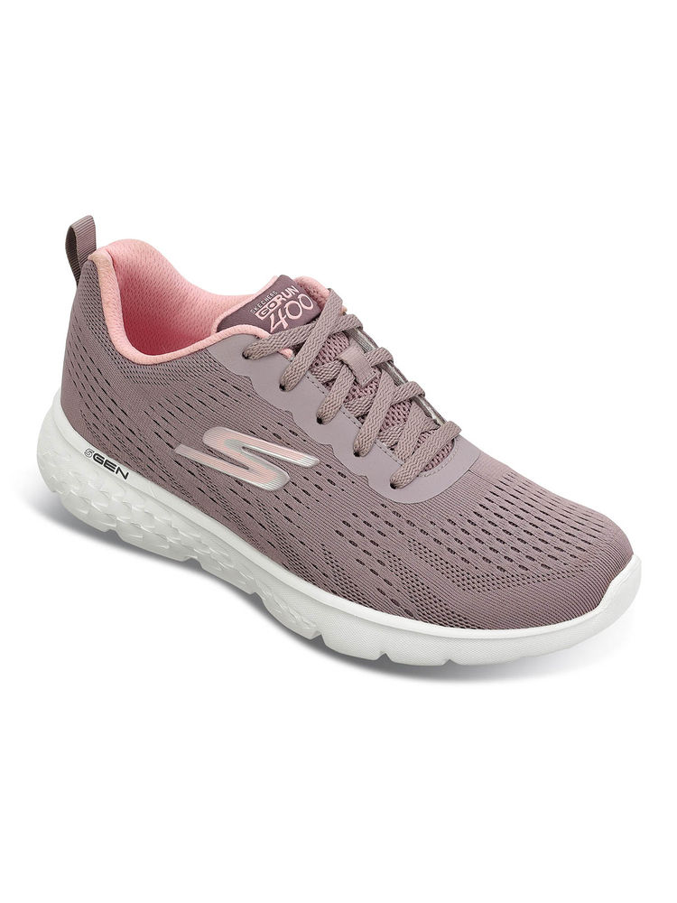 SKECHERS Womens GO RUN 400 Mauve Running Shoes