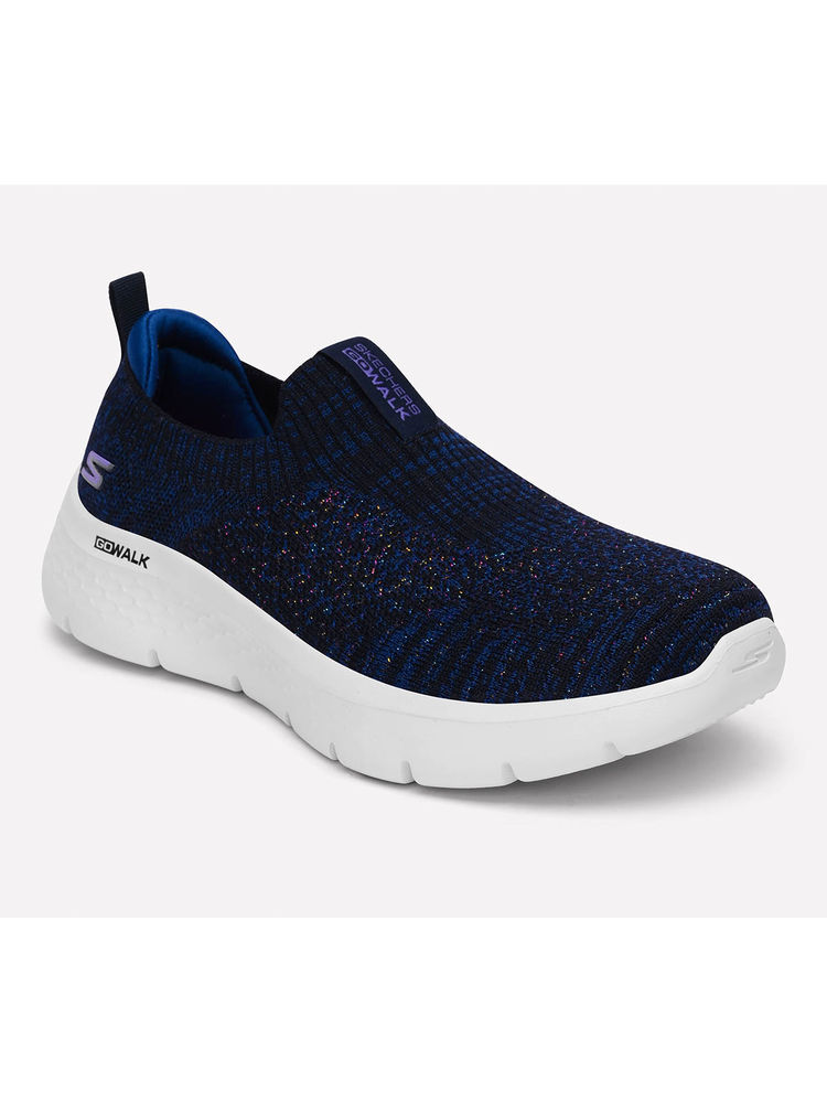 SKECHERS Womens GO WALK FLEX Navy Blue Walking Shoes-picture-42