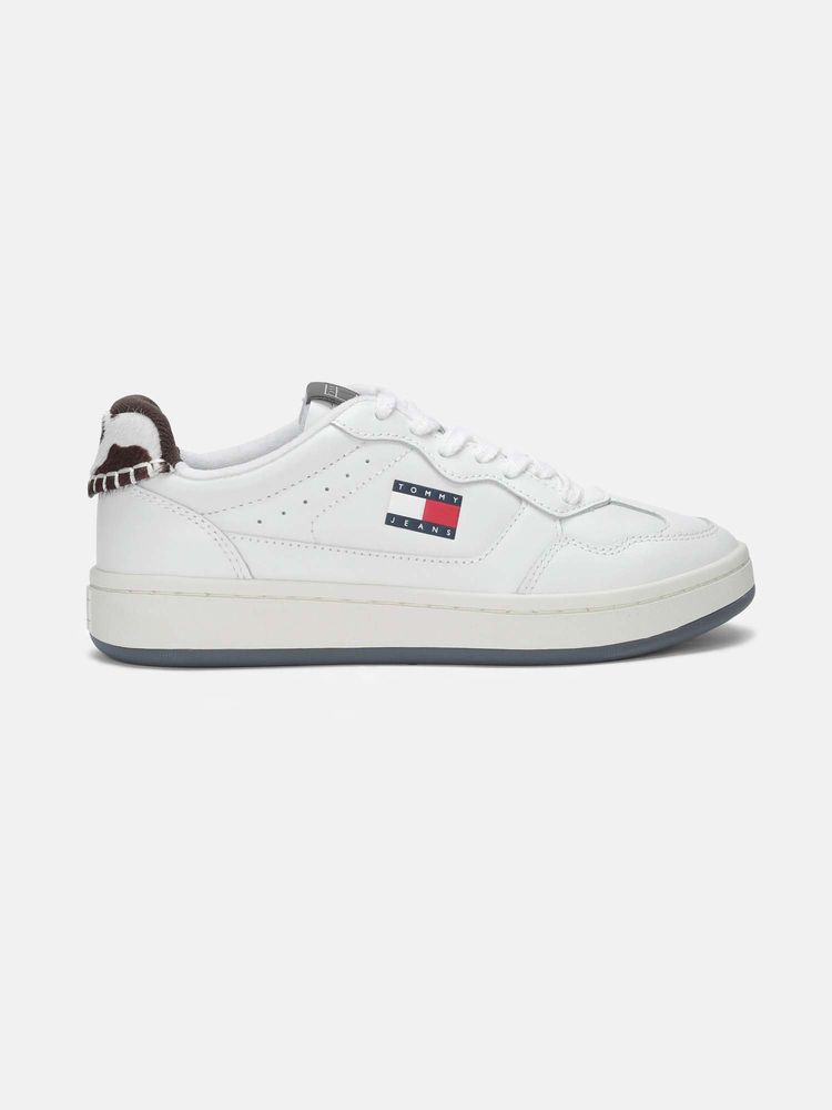 tommy hilfiger clothing Tommy Hilfiger Solid White Leather Sneakers-picture-25