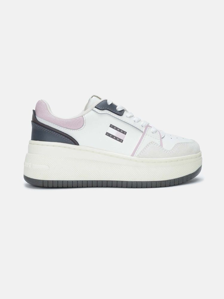 tommy hilfiger clothing Tommy Hilfiger Colorblock Navy Blue Leather Sneakers-picture-18