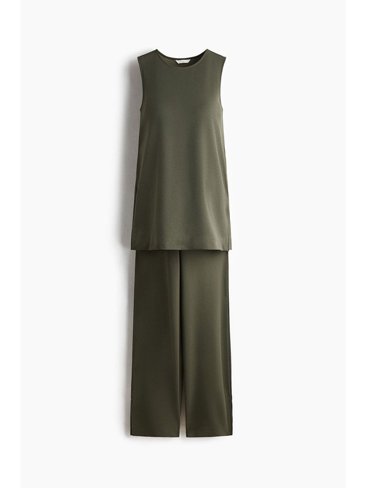 H&M Women Green MAMA 2-Piece Jersey Set-picture-10