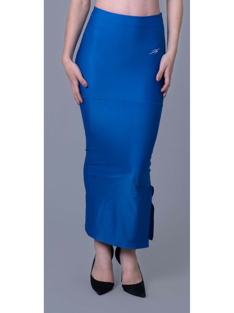 Keepfit Side Slit Stretchable Saree Shapewear For Women Blue-picture-41