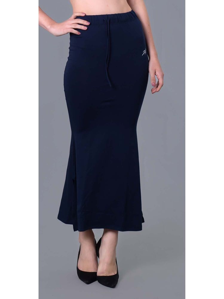 Keepfit N9 Antibacterial Side Slit Mermaid-Fit Saree Shapewear For Women Navy Blue-image-20
