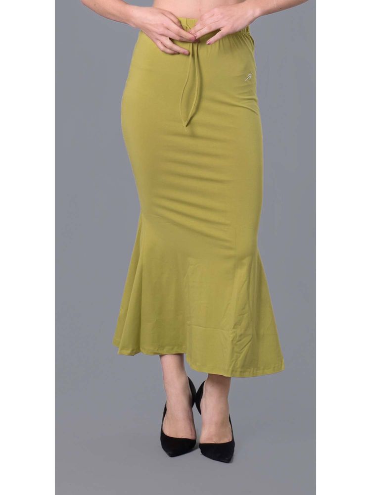 Keepfit N9 Antibacterial Side Slit Mermaid-Fit Saree Shapewear For Women Green-image-32