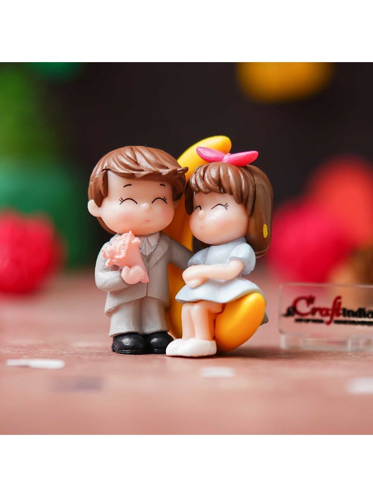eCraftIndia Romantic Love Moon Couple Showpiece Valentine Day Gift-image-38