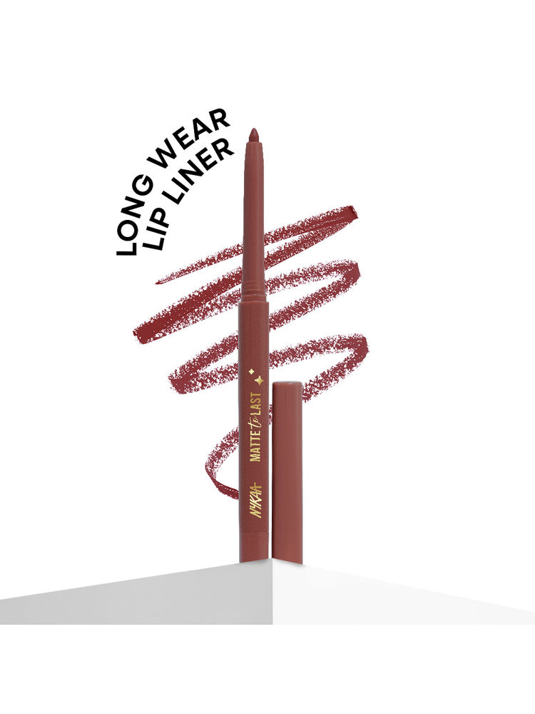 Nykaa Cosmetics Matte to Last Lip Liner - Chai