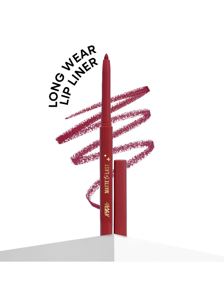 Nykaa Cosmetics Matte to Last Lip Liner - Maharani