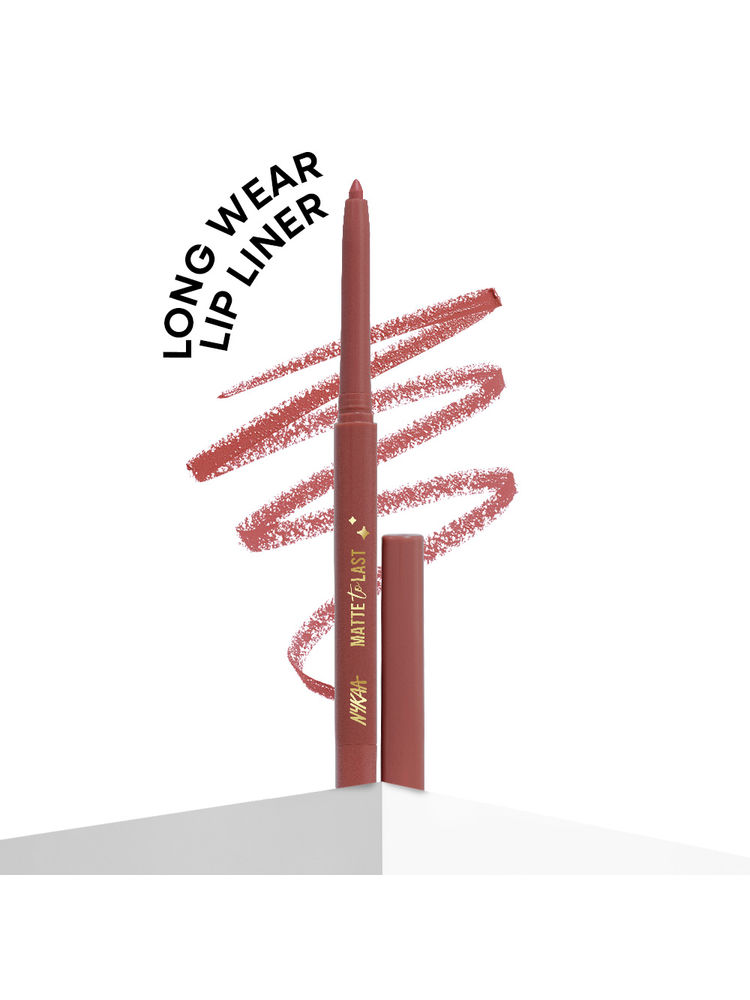 Nykaa Cosmetics Matte to Last Lip Liner - Madras Kapi-image-18