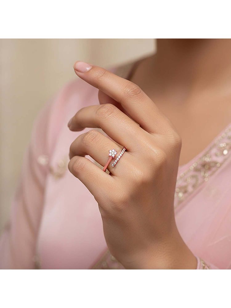 GIVA 925 Silver Rose Gold Shooting Star Ring (12)-image-44