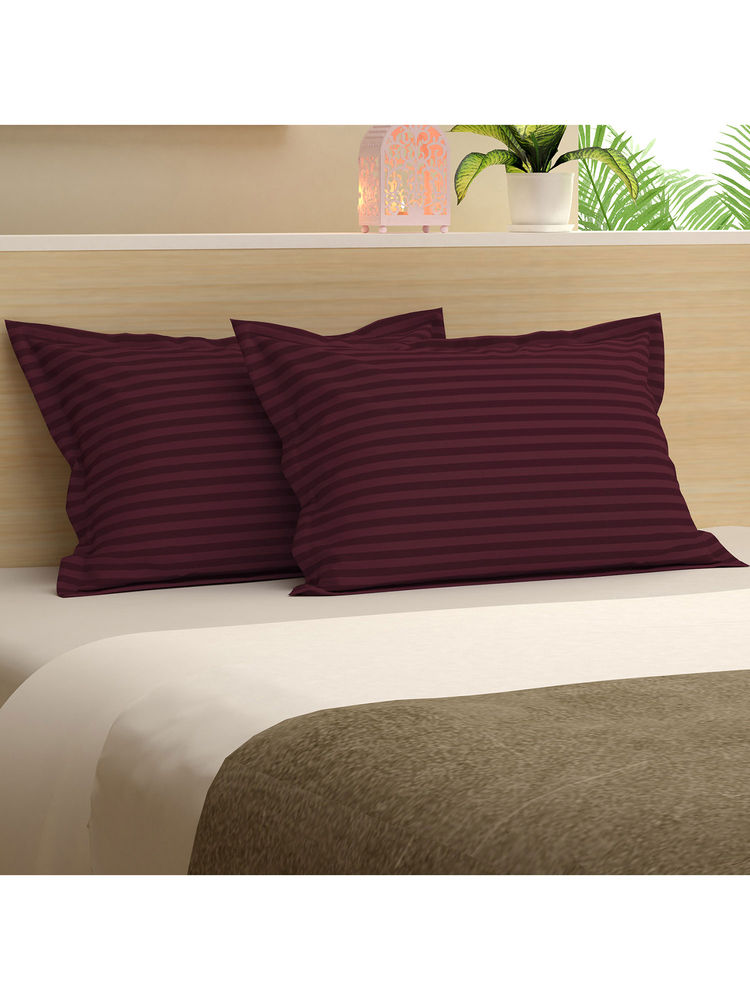 Story@Home Pillow Covers Maroon-image-5