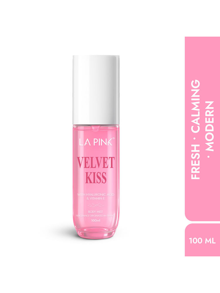 La Pink Velvet Kiss Body Mist, Aquatic Marine Floral Long Lasting Perfume Mist-image-31