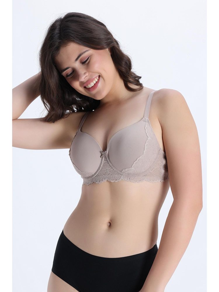 Zivame Roebuck Padded Regular Wired 3-4Th Coverage T-Shirt Bra-picture-27
