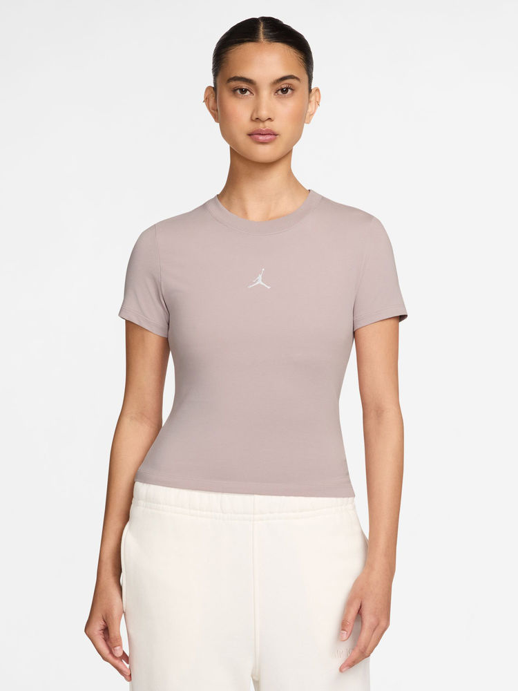 Nike Mauve Women's Jordan Essentials Short Sleeve T-Shirt-picture-13