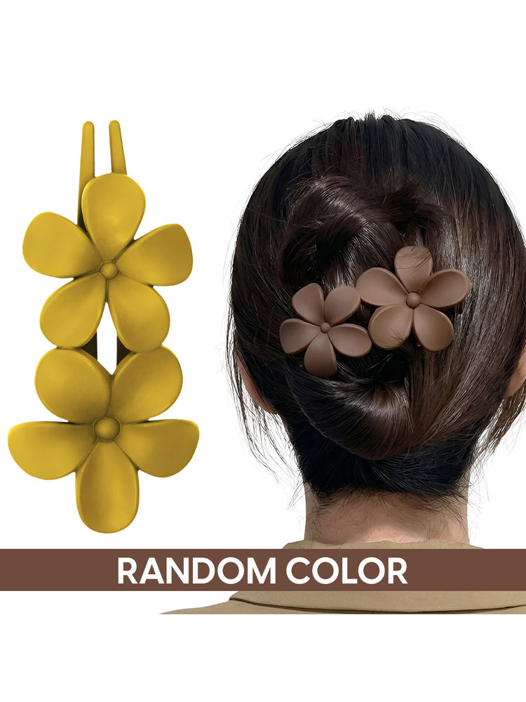 Matra Hair Clip Claw Clutcher Flower Duckbill - Any Colour-picture-16