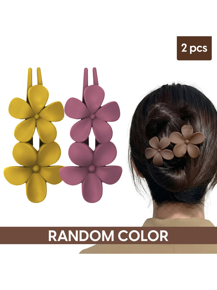 Matra Hair Clip Claw Clutcher Flower Duckbill Alligator Large Floral Clutches - Any Colour-picture-39