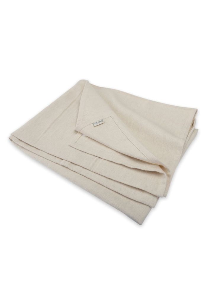 Core Asana Cotton Blanket- Ivory-picture-23